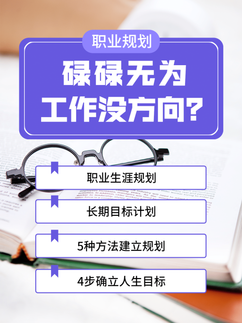 职业生涯规划小红书配图预览效果
