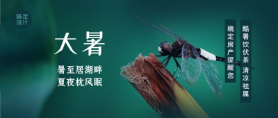 大暑节气营销公众号唯美首图