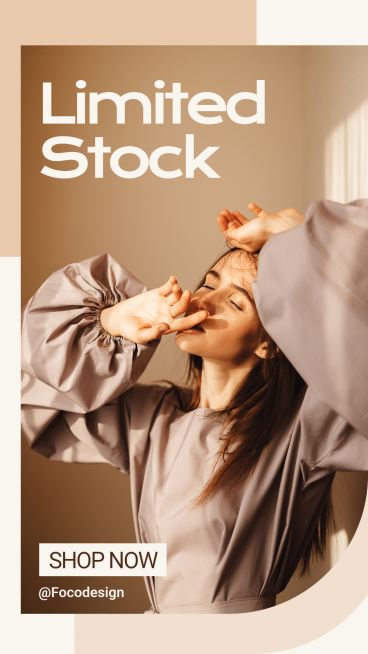 Simple Limited Stock Notice Ecommerce Story预览效果