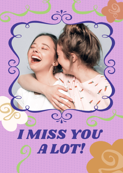 Creative Friendship Graffiti Texture Card