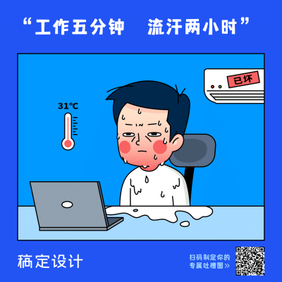 职场吐槽创意动画方图