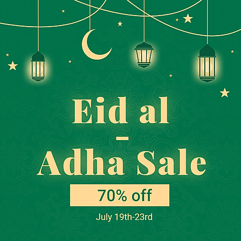 Simple Religion Corban Festival Promotion Discount Ecommerce Product Image