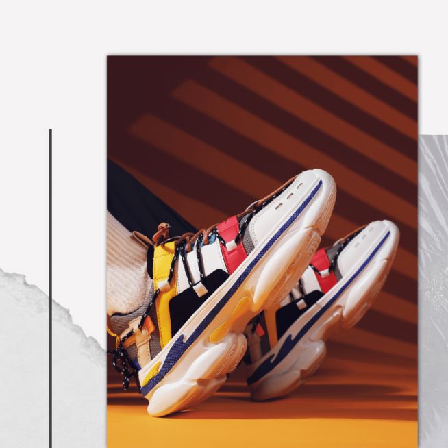 Shoes Display Promotion Template Fashion Simple Style Poster Ecommerce Product预览效果