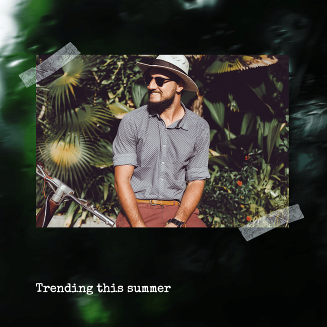 Summer Clothing New Arrival Promotion Simple Style Poster Ecommerce Product预览效果