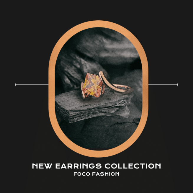 Ellipse Element Simple Fashion Earrings Promotion Ecommerce Product Image预览效果