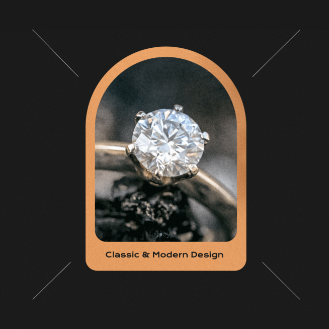 Arch Frame Element Simple Fashion Earrings Promotion Ecommerce Product Image预览效果