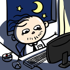 内卷躺平动态加班熬夜表情包预览效果