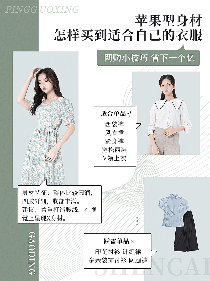 杂志风穿搭科普小红书封面配图
