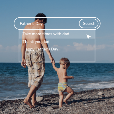 Happy Father's Day Mark Template