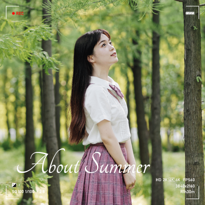 文艺清新夏日风景晒照预览效果