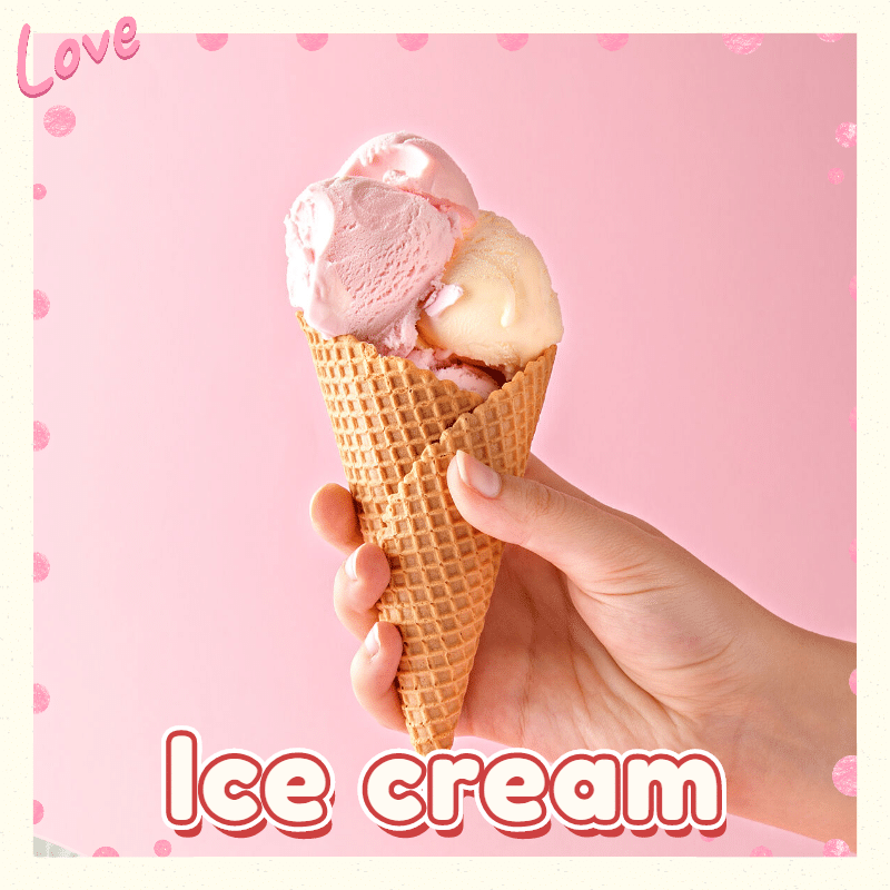 简约清新夏日冰淇淋美食记录