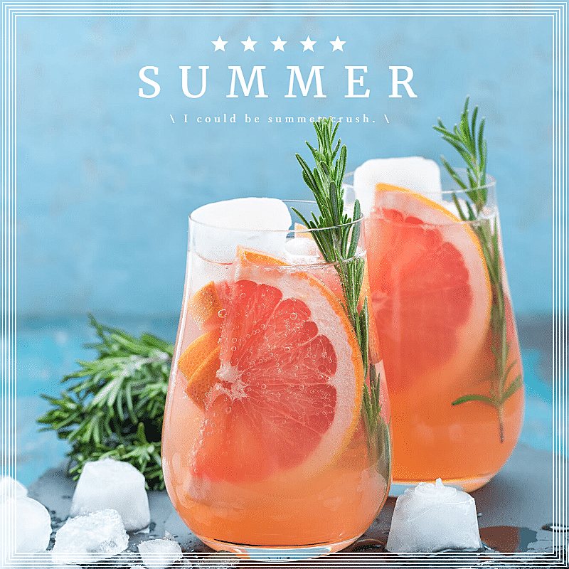 简约清新夏日饮品美食记录