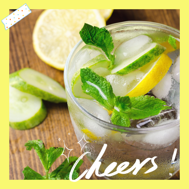 简约清新夏日饮品美食记录预览效果