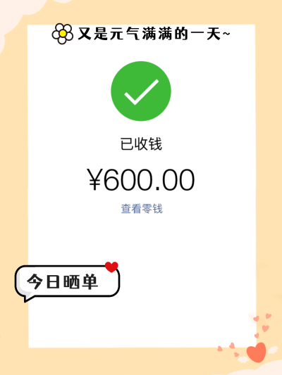 卡通今日晒单