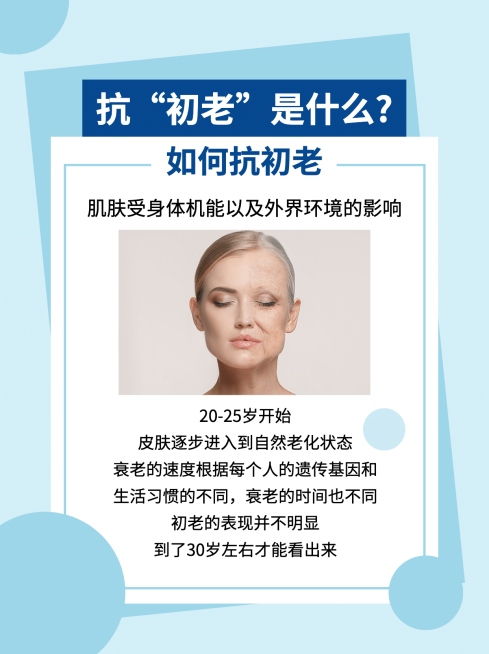 小红书配图护肤百科标签护肤抗初老预览效果