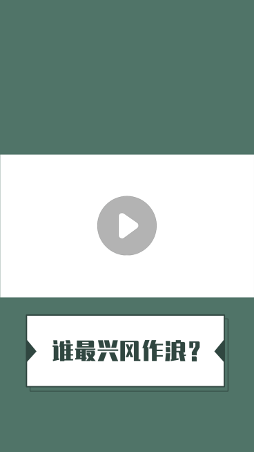 综艺盘点简约文字视频边框明星应援预览效果