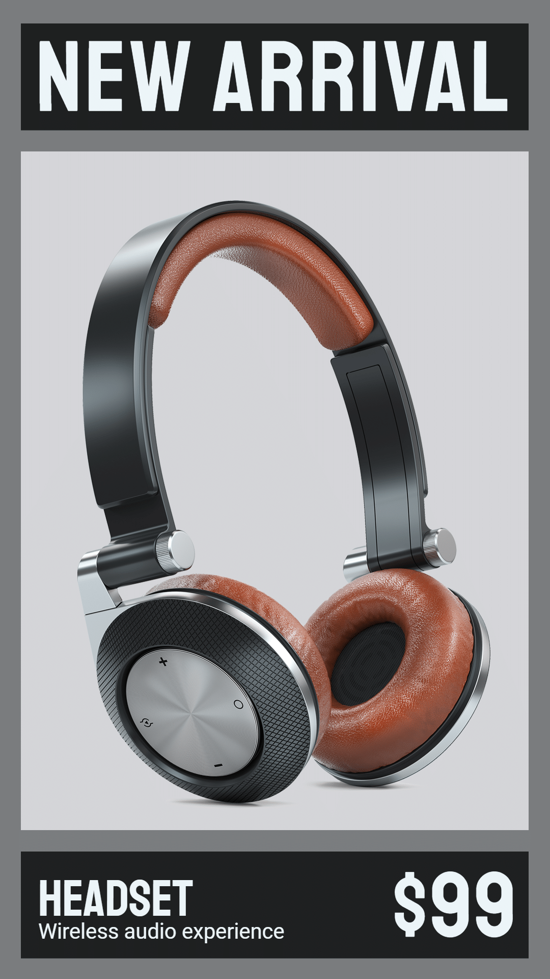 Literary Style Headphone New Arrival Ecommerce Story