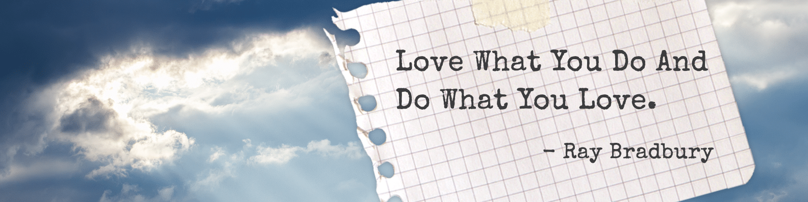 Handwritten Text Reference Sky Scene LinkedIn Banner