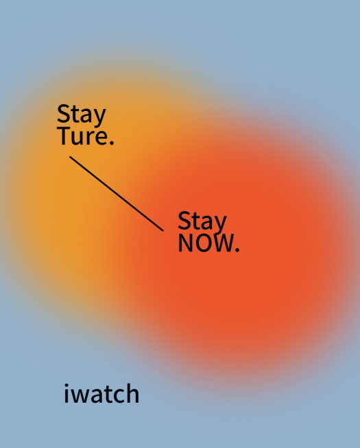 极简弥散iwatch表盘壁纸预览效果