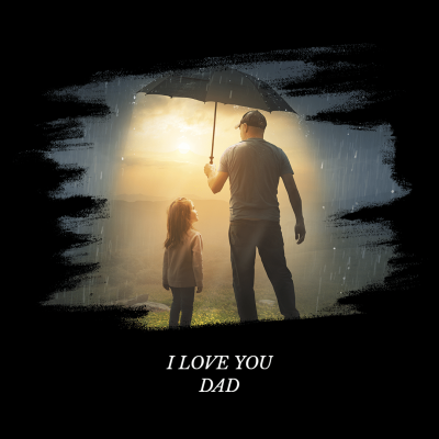Simple Father's Day Group Photos Wash Painting Instagram Post