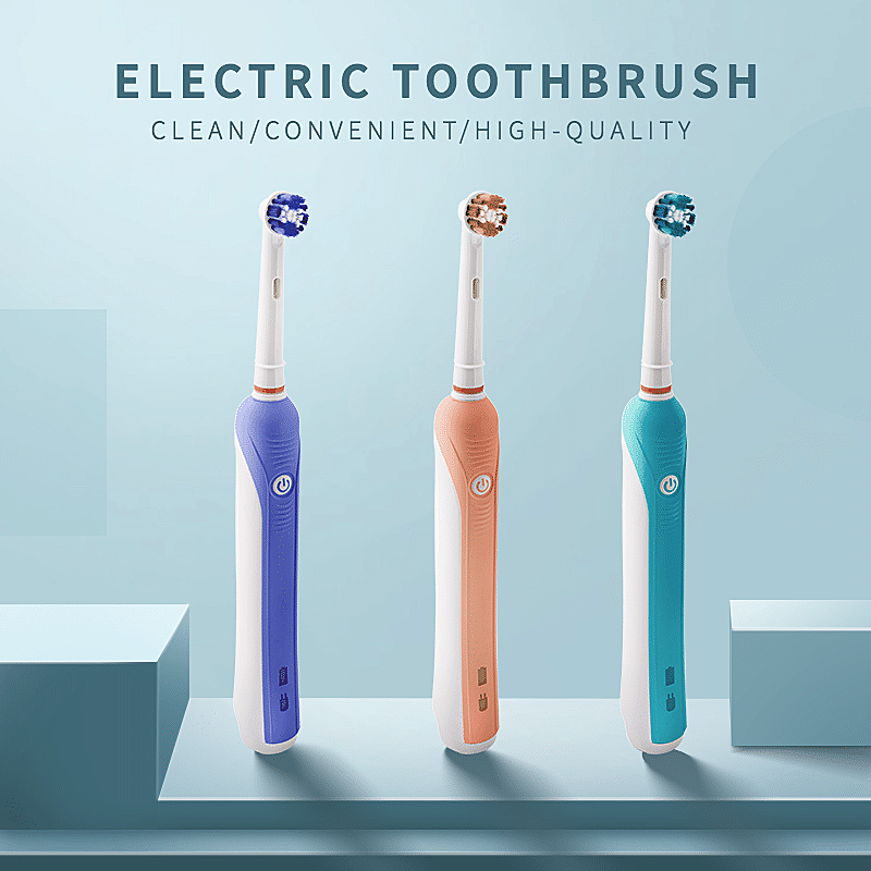 简约跨境电商电动牙刷直通车主图