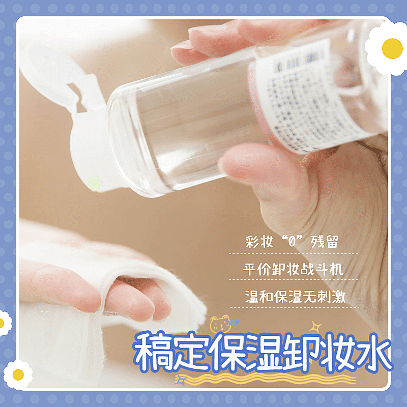 卡通简约美容美妆产品展示