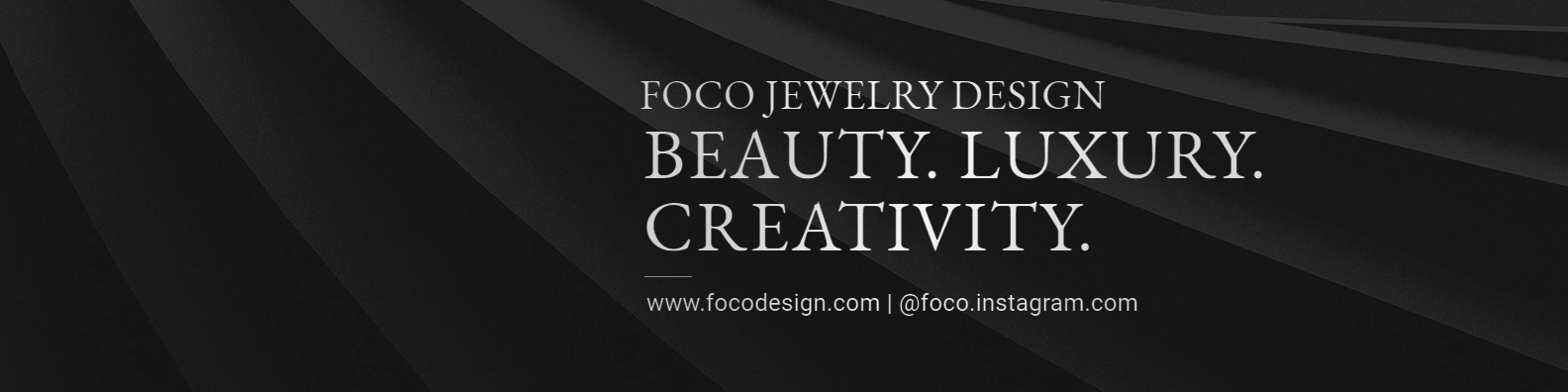 Minimalist Commercial Jewelry Design Enterprise Website Advertisement Linkedln Banner