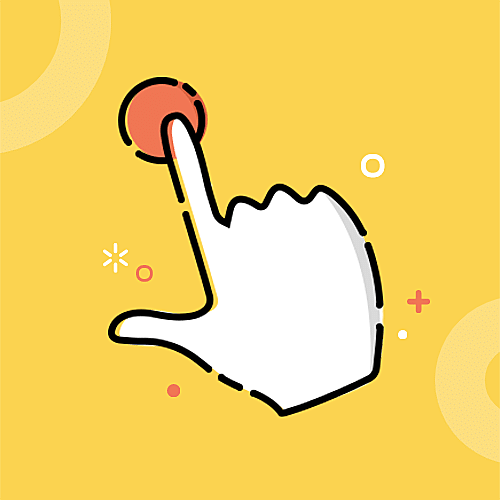 引导点击手势通知mbe公众号次图