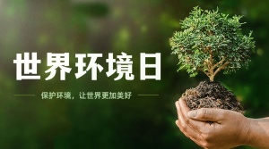 世界环境日环境保护公益横版海报