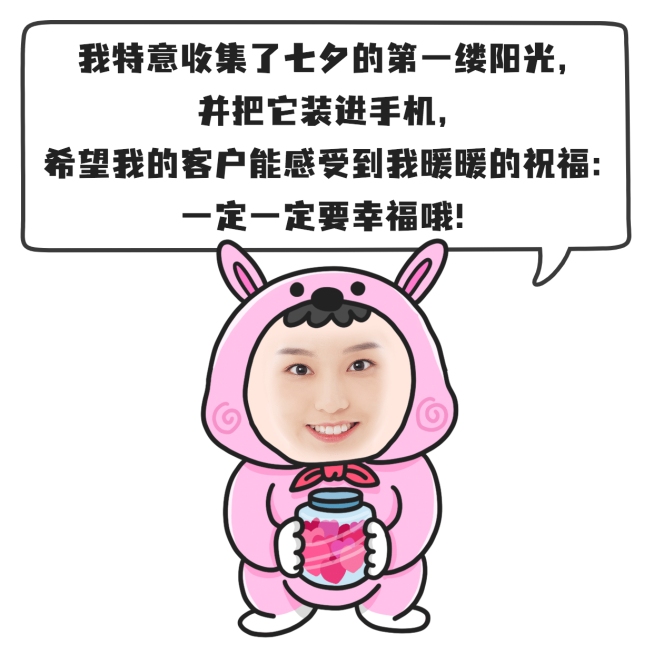 创意玩法祝福表情包七夕快乐手绘预览效果