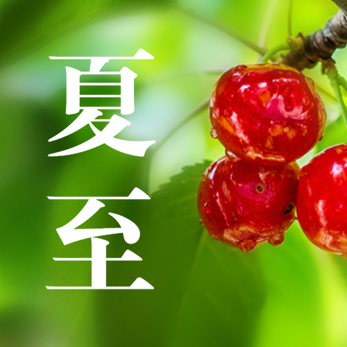 夏至节气祝福实景夏天公众号次图预览效果