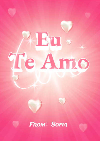 Creative Brazil Lover's Day Festival Blessing Card