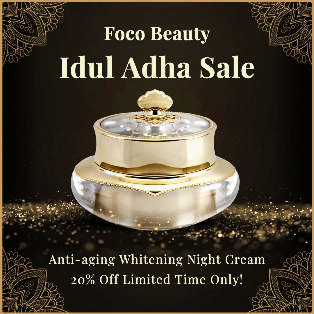 Gold Gilter Powder Element Luxury Cosmetics Idul Adha Sale Ecommerce Story