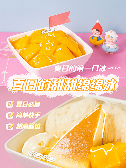 餐饮美食攻略指南清新海报