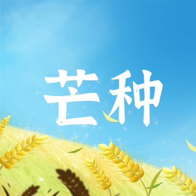 芒种节气祝福问候稻草人公众号次图
