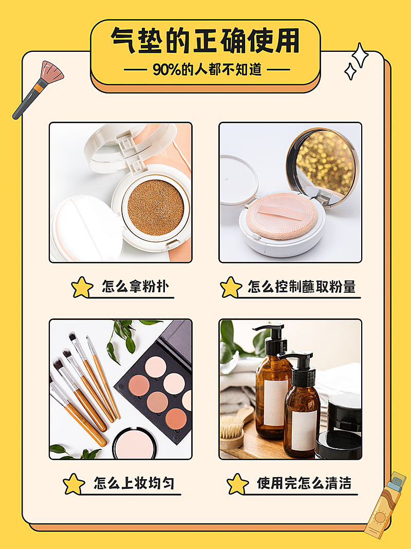 小红书配图美妆科普使用科普