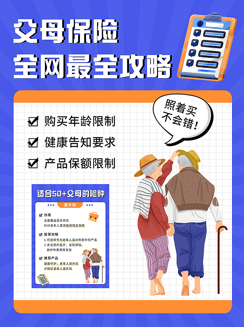 金融保险科普小红书封面配图套系