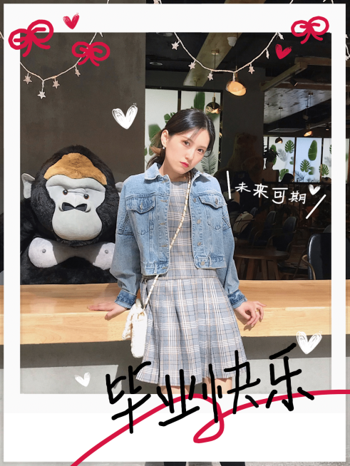 清新简约拍立得晒照预览效果