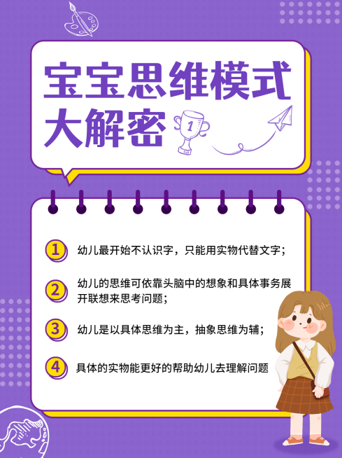 早幼教知识科普家庭教育小红书配图预览效果