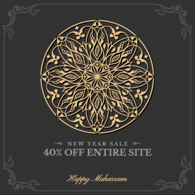 Islam New Year Sale Discount Ecommerce Product Image