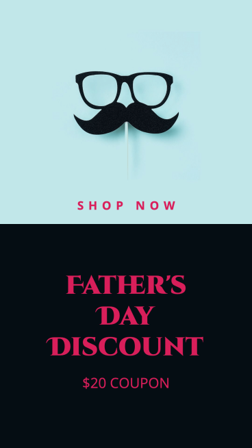 Minimalist Brazil Father's Day Apparels Festival Promotion Ecommerce Story预览效果