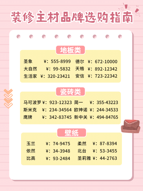 家居家装建材装修简约小红书配图预览效果