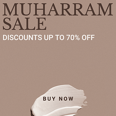 Islamic New Year Muharram Sale Makeup Beauty Discount Promo Ecommerce Product Image