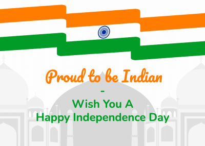 Indonesian Independence Day Greeting Card