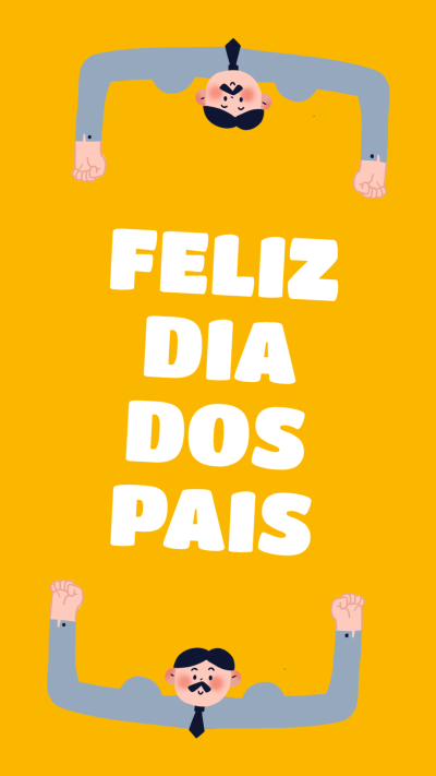 Brazil Father's Day Cute Cartoon Instagram Story