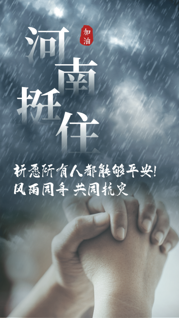 风雨同舟共扛灾情加油众志成城预览效果