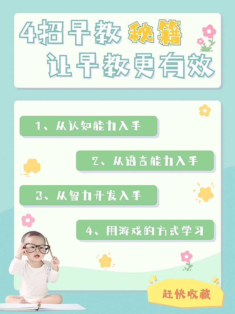 早幼教知识科普小红书配图