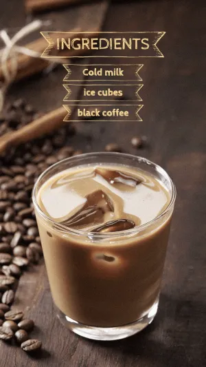 retro style coffee sale ingridients description ecommerce story