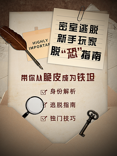 密室逃脱推理指南小红书配图