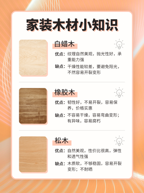 家居家装建材知识科普小红书配图预览效果